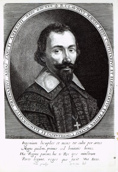 Ein Porträt von Claude Maugis, Berater von Marie de Medici von Philippe de Champaigne